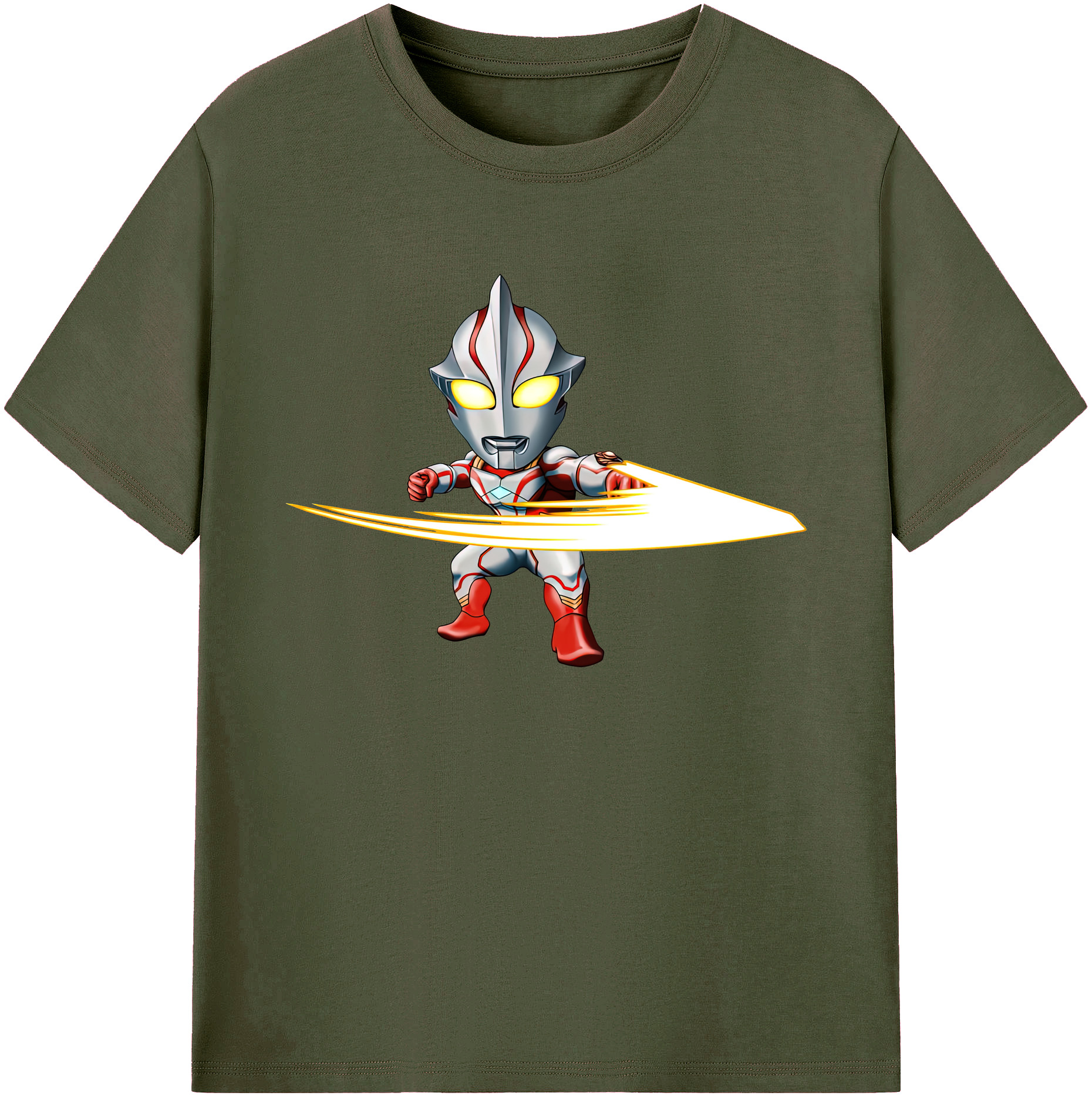 （画像用） ウルトラマン Ultraman 綿100％ メンズ半袖Tシャツ｜肌触りやわらか＆通気性